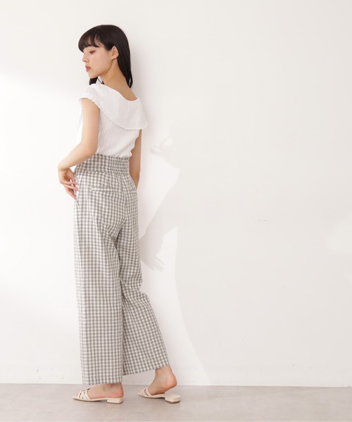 JILL by JILL STUART（ジルバイジルスチュアート）の「◇クロシェ風カラーアイレットニット（ニット/セーター・レディース・カーキ/ホワイト/ブラック・FREE）」の21枚目の写真