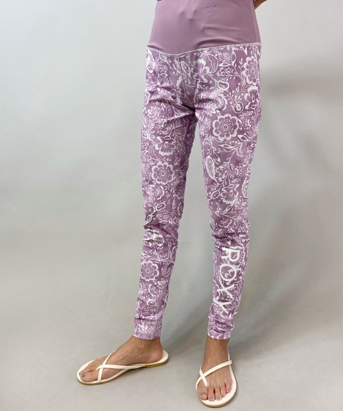 ROXY（ロキシー）の「ROXY/ロキシー 水陸両用ハイウエスト  フィットネスレギンス   RLY212626T（レギンス/スパッツ・レディース・カーキ/パープル/ネイビー・M/S）」の3枚目の写真