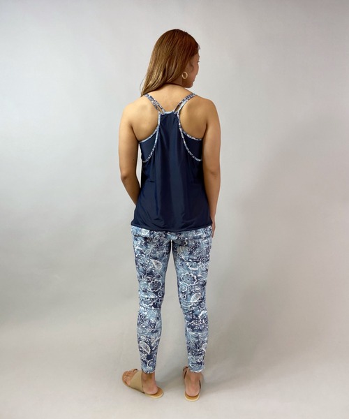 ROXY（ロキシー）の「ROXY/ロキシー 水陸両用ハイウエスト  フィットネスレギンス   RLY212626T（レギンス/スパッツ・レディース・カーキ/パープル/ネイビー・M/S）」の8枚目の写真