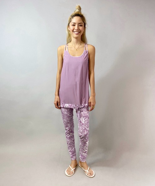 ROXY（ロキシー）の「ROXY/ロキシー 水陸両用ハイウエスト  フィットネスレギンス   RLY212626T（レギンス/スパッツ・レディース・カーキ/パープル/ネイビー・M/S）」の12枚目の写真