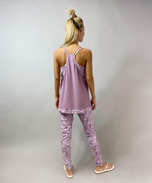 ROXY（ロキシー）の「ROXY/ロキシー 水陸両用ハイウエスト  フィットネスレギンス   RLY212626T（レギンス/スパッツ・レディース・カーキ/パープル/ネイビー・M/S）」の13枚目の写真