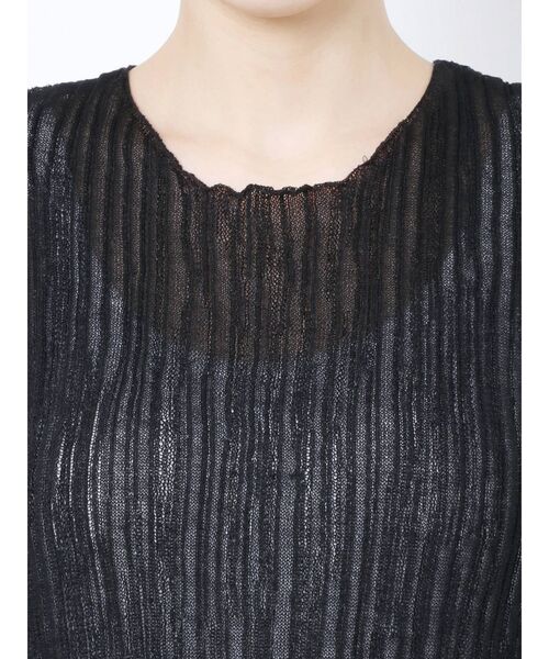 EMODA（エモダ）の「リンクルニットワンピース（ワンピース・レディース・ブラック/ブルー/オレンジ・FREE）」の22枚目の写真