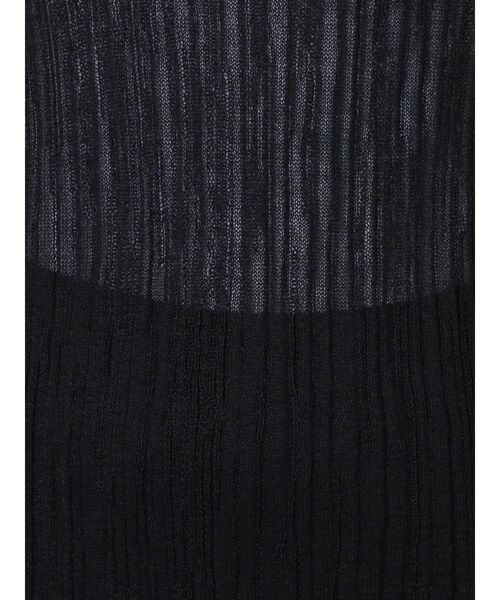 EMODA（エモダ）の「リンクルニットワンピース（ワンピース・レディース・ブラック/ブルー/オレンジ・FREE）」の7枚目の写真