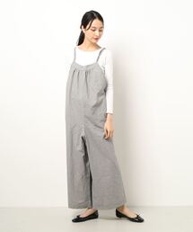 Samansa Mos2 | 後ろシャーリングキャミサロペット(サロペット/オーバーオール)