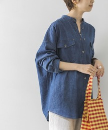 URBAN RESEARCH | バンドカラーデニムシャツ(シャツ/ブラウス)