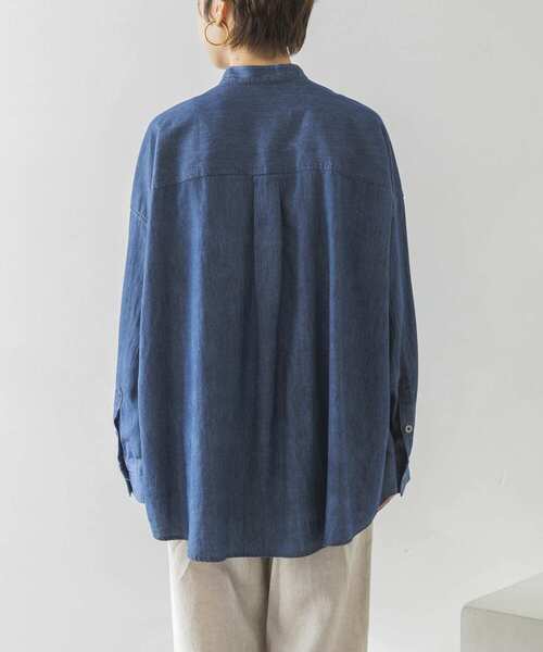 URBAN RESEARCH（アーバンリサーチ）の「バンドカラーデニムシャツ（シャツ/ブラウス・レディース・アイボリー/ブルー・FREE）」の19枚目の写真