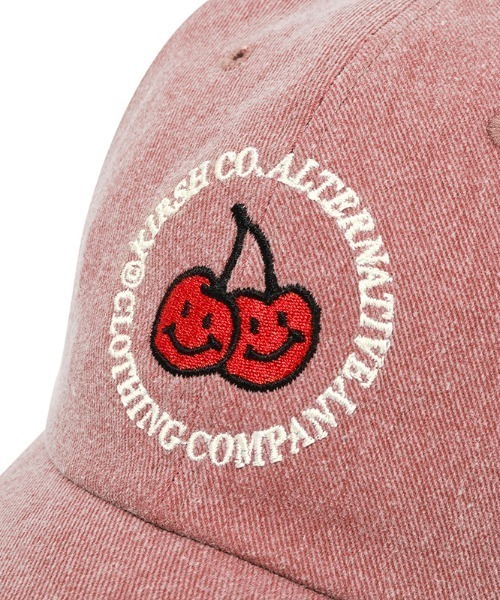 KIRSH キルシーX ビバスタジオ ロゴ ベースボールキャップ KIRSH(キルシー)の「『KIRSH/キルシー』DOODLE CHERRY CIRCLE