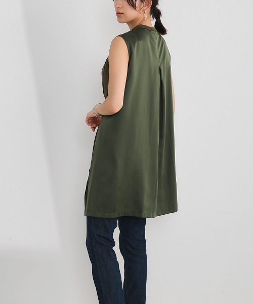 Bou Jeloud（ブージュルード）の「ハイネックノースリーブリブニット（ニット/セーター・レディース・ブラック/レッド/カーキ・FREE）」の7枚目の写真