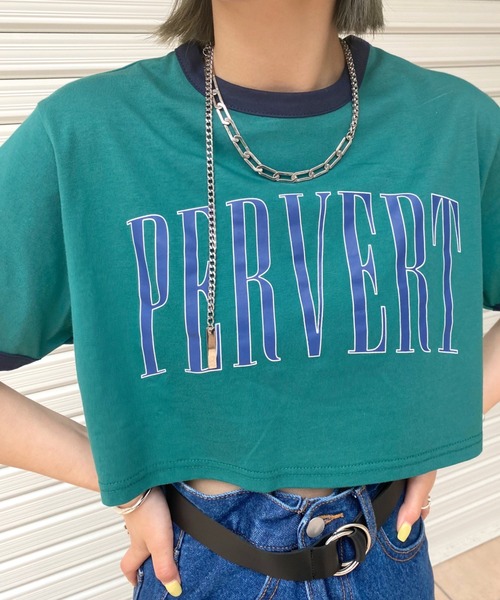 WHO'S WHO gallery(フーズフーギャラリー)の「リンガーコンパクトTEE(Tシャツ/カットソー・レディース・ホワイト/ブラック/グリーン/オートミール・FREE)」の22枚目の写真