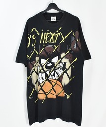 【ヴィンテージ古着】90's LOONEY TUNES/ルーニーチューンズ オーバープリント Ｔシャツ USA製