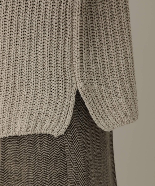 Chaos(カオス)の「リネンシルクニットプルオーバー(ニット/セーター・レディース・ベージュ/ブラック・FREE)」の16枚目の写真