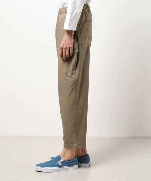 CRAFT STANDARD BOUTIQUE（クラフトスタンダードブティック）の「PEイージーパンツ　＊（スラックス・メンズ・ブラック/ベージュ/グレー・M/L）」の6枚目の写真