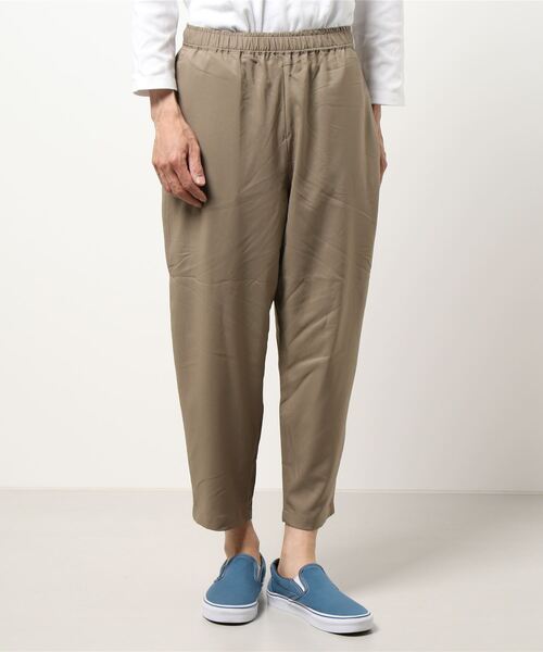 CRAFT STANDARD BOUTIQUE（クラフトスタンダードブティック）の「PEイージーパンツ　＊（スラックス・メンズ・ブラック/ベージュ/グレー・M/L）」の5枚目の写真