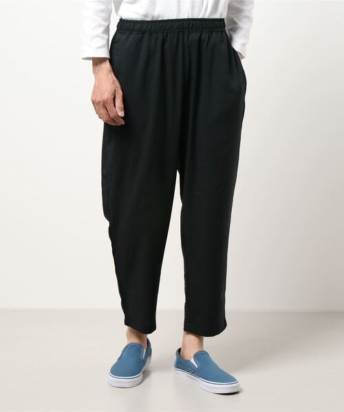 CRAFT STANDARD BOUTIQUE（クラフトスタンダードブティック）の「PEイージーパンツ　＊（スラックス・メンズ・ブラック/ベージュ/グレー・M/L）」の9枚目の写真