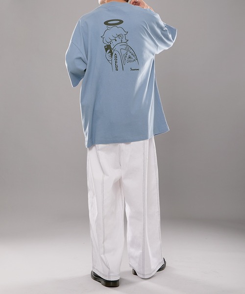 kutir(クティール)の「ステッチワイドパンツ(その他パンツ・メンズ・ブラック/オフホワイト/ダークブルー・SMALL/MEDIUM/LARGE)」の8枚目の写真