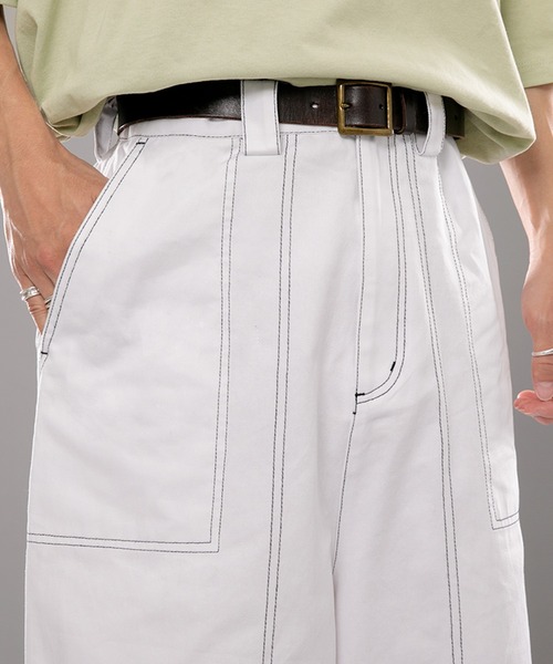 kutir(クティール)の「ステッチワイドパンツ(その他パンツ・メンズ・ブラック/オフホワイト/ダークブルー・SMALL/MEDIUM/LARGE)」の12枚目の写真