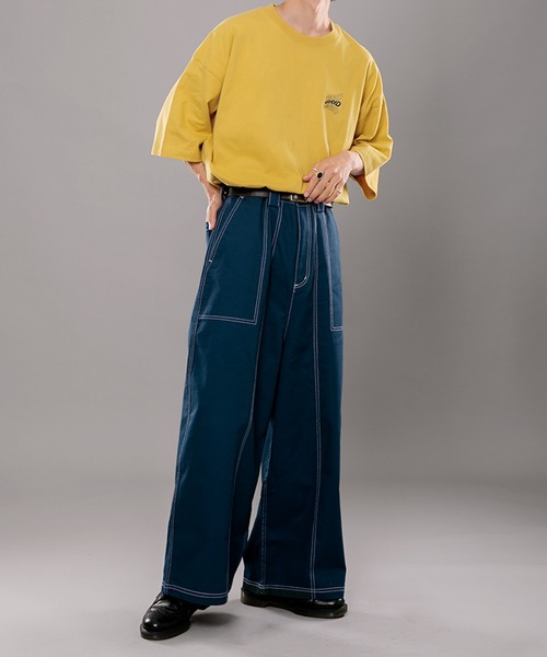 セール】ステッチワイドパンツ（その他パンツ）｜kutir