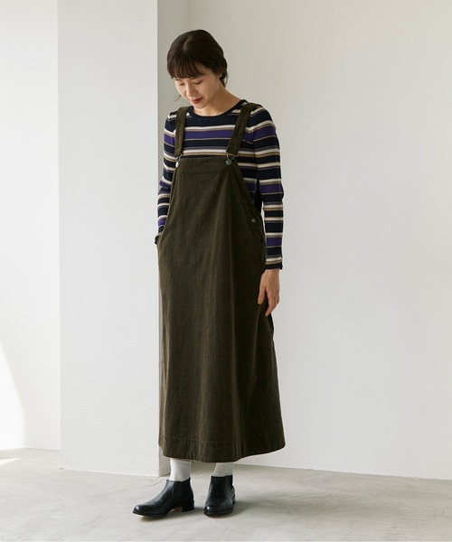 note et silence (ノートエシロンス)の「.High twist cotton クループルオーバー(Tシャツ/カットソー・レディース・マルチ/オフホワイト/ネイビー/グレー・FREE)」の21枚目の写真