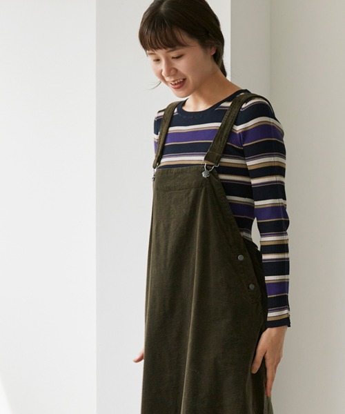 note et silence (ノートエシロンス)の「.High twist cotton クループルオーバー(Tシャツ/カットソー・レディース・マルチ/オフホワイト/ネイビー/グレー・FREE)」の19枚目の写真