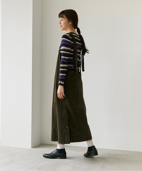 note et silence (ノートエシロンス)の「.High twist cotton クループルオーバー(Tシャツ/カットソー・レディース・マルチ/オフホワイト/ネイビー/グレー・FREE)」の22枚目の写真