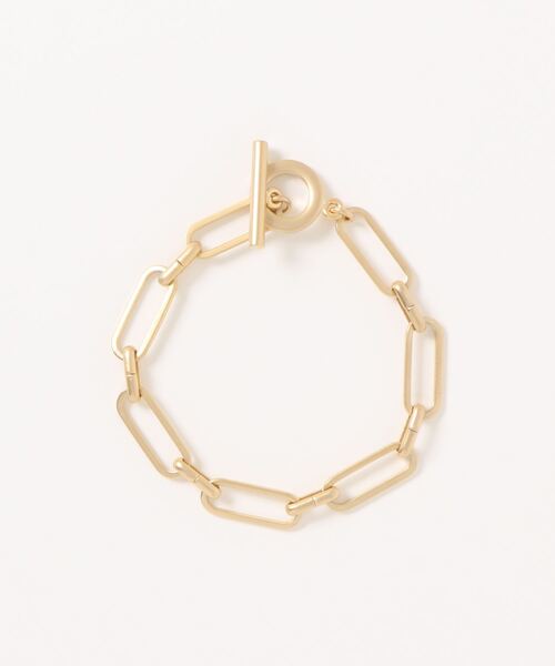 koe(コエ)の「オーバルチェーンマンテルブレス*(ブレスレット・レディース・シルバー/ゴールド・FREE)」の1枚目の写真