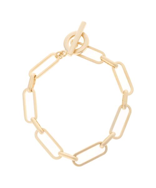 koe(コエ)の「オーバルチェーンマンテルブレス*(ブレスレット・レディース・シルバー/ゴールド・FREE)」の4枚目の写真