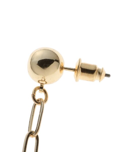 LAGUNAMOON（ラグナムーン）の「LADY淡水パールチェーンスウィングピアス（ピアス（両耳用）・レディース・アイボリー・FREE）」の4枚目の写真