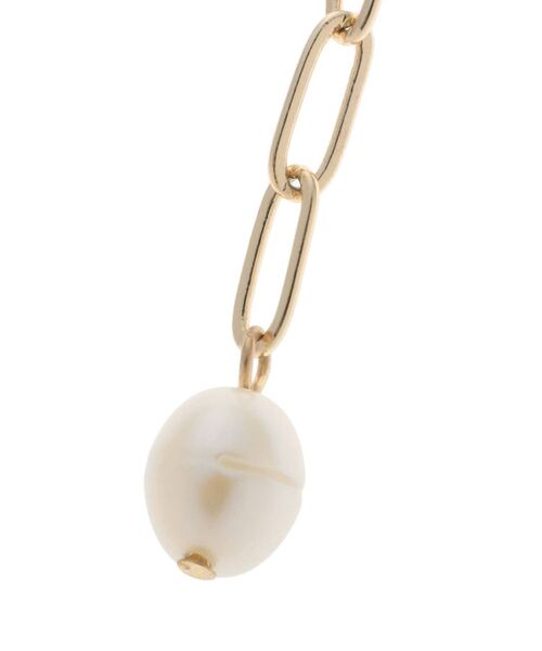 LAGUNAMOON（ラグナムーン）の「LADY淡水パールチェーンスウィングピアス（ピアス（両耳用）・レディース・アイボリー・FREE）」の5枚目の写真