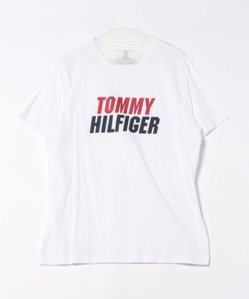 PARKS TOKYO SELECT(パークストウキョウセレクト)の「【Tommy Hilfiger/トミー ヒルフィガー】グラフィックTシャツ(UN)(Tシャツ/カットソー・メンズ・ホワイト/ネイビー・MEDIUM/X-LARGE/LARGE)」の1枚目の写真