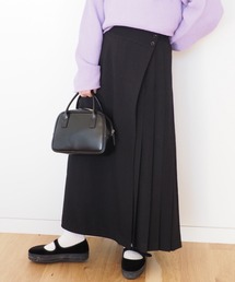 BEAMS BOY | BEAMS BOY / ポリエステル ラップ プリーツスカート(スカート)