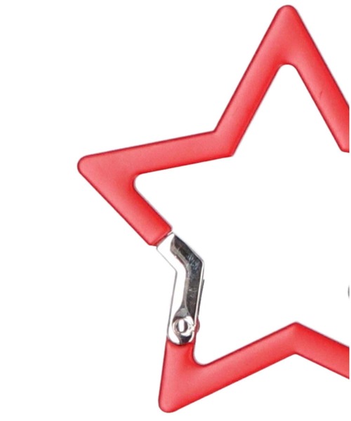MILKFED.(ミルクフェド)の「STAR CARABINER(キーホルダー・レディース・ブラック/レッド・ONE SIZE)」の7枚目の写真