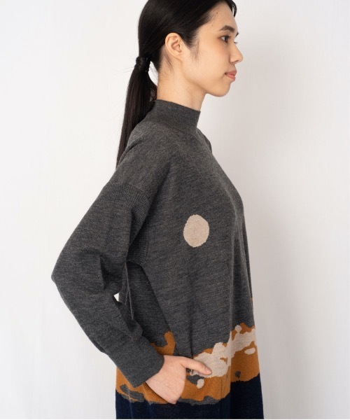 rikolekt（リコレクト）の「"time" KNIT DRESS（ワンピース・レディース・ホワイト/グレー・FREE）」の13枚目の写真