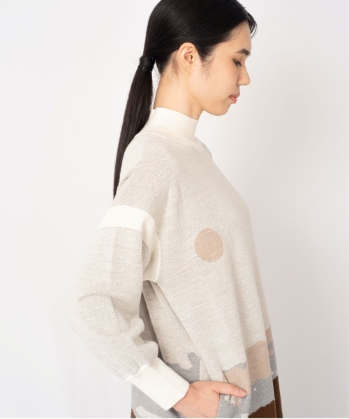 rikolekt（リコレクト）の「"time" KNIT DRESS（ワンピース・レディース・ホワイト/グレー・FREE）」の15枚目の写真