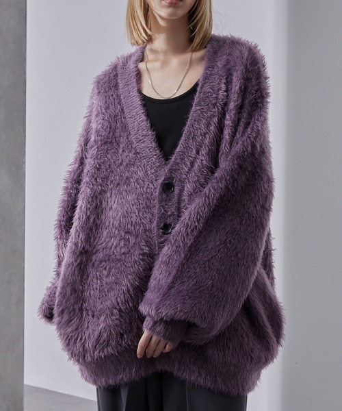 極美品✨COMME des GARCONS　シースルーカーディガン　パープル 極美品✨COMME des GARCONS シースルーカーディガン パープル