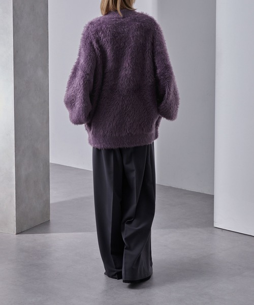 ボリュームスリーブオーバーニットカーディガン（カーディガン/ボレロ