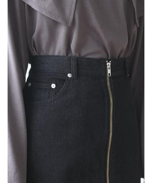 Sugar spoon(シュガースプーン)の「・SUGAR SPOON デニムフロントZIPスカート*(デニムスカート・レディース・インディゴブルー/ブラック・FREE)」の14枚目の写真