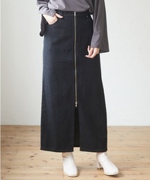 Sugar spoon | ・SUGAR SPOON デニムフロントZIPスカート＊(デニムスカート)