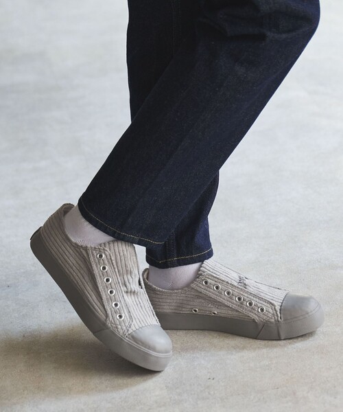 coen(コーエン)の「【ウィメンズ】コーデュロイスリッポンスニーカー(スリッポン・レディース・ブラウン/グレー/オフホワイト/ピンク・SMALL/MEDIUM/LARGE)」の11枚目の写真