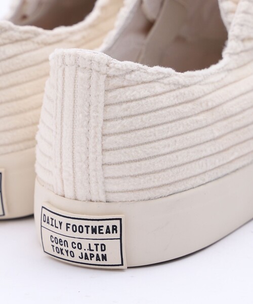 coen(コーエン)の「【ウィメンズ】コーデュロイスリッポンスニーカー(スリッポン・レディース・ブラウン/グレー/オフホワイト/ピンク・SMALL/MEDIUM/LARGE)」の22枚目の写真