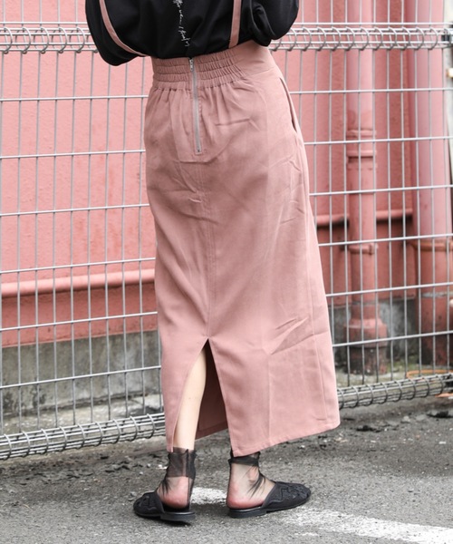 ap retro（アプレトロ）の「ロングタイトスカート　サス付き（スカート・レディース・ブラック/ピンク/グリーン/アイボリー・FREE）」の13枚目の写真