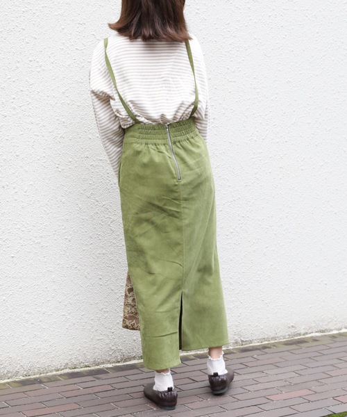 ap retro（アプレトロ）の「ロングタイトスカート　サス付き（スカート・レディース・ブラック/ピンク/グリーン/アイボリー・FREE）」の22枚目の写真