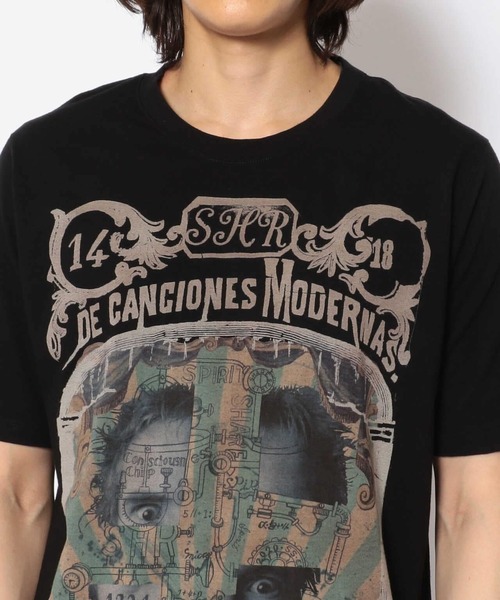 SHARE SPIRIT（シェアースピリット）の「【別注】SHARE SPIRIT/シェアースピリット/BIG-Tシャツ/ジョンライドン（Tシャツ/カットソー・メンズ・ブラック・FREE）」の5枚目の写真