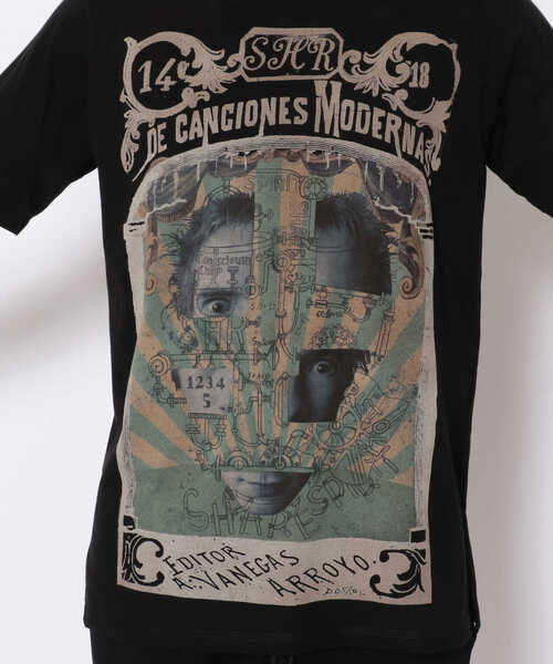 SHARE SPIRIT（シェアースピリット）の「【別注】SHARE SPIRIT/シェアースピリット/BIG-Tシャツ/ジョンライドン（Tシャツ/カットソー・メンズ・ブラック・FREE）」の6枚目の写真