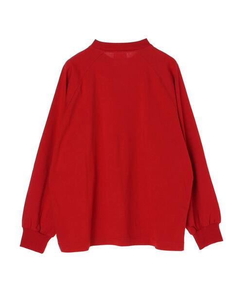 Green　Parks（グリーンパークス）の「ハイネックラグランロンTEE＊（Tシャツ/カットソー・レディース・チャコールグレー/ライトグレー/レッド/オフホワイト・FREE）」の22枚目の写真