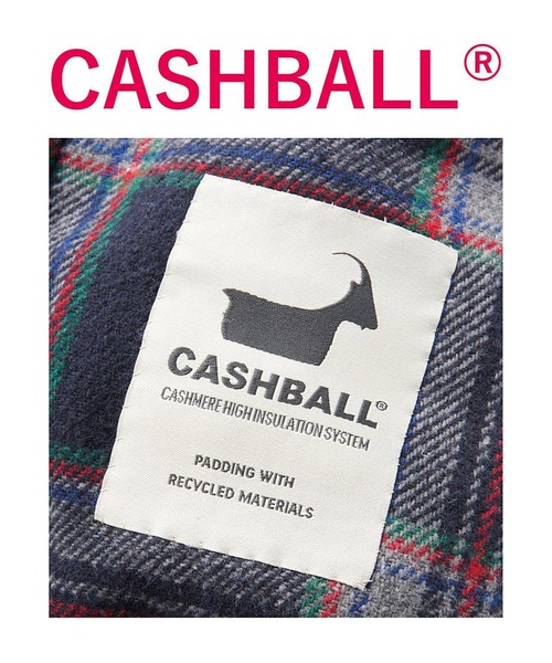 IEDIT（イディット）の「ＩＥＤＩＴ　くるっと巻いて簡単　着こなしを格上げする　ＣＡＳＨＢＡＬＬ（Ｒ）中わた遣いのリバーシブルマフラー（マフラー・レディース・ベージュ/ネイビー・ONE SIZE）」の6枚目の写真