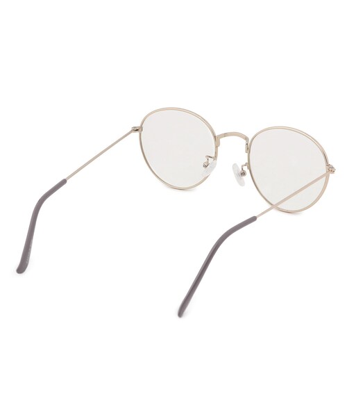 DRESKIP（ドレスキップ）の「◆【UVカット】メタルフレ－ムダテメガネ（サングラス・レディース・シルバー/ブラック/グレー・00）」の5枚目の写真