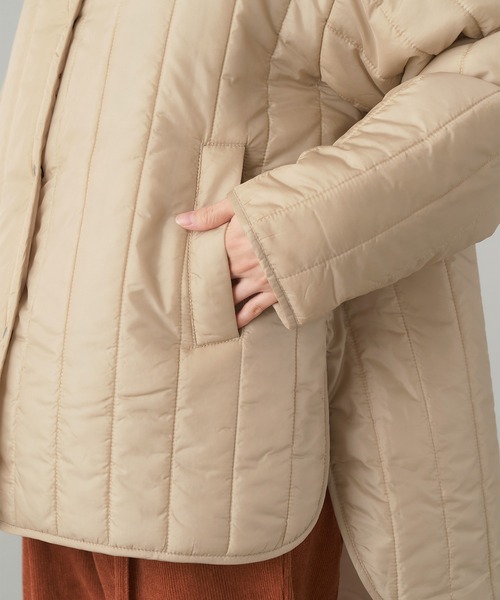 【チャコ】ノーカラーキルティングコート JOURNAL STANDARD Chaco closet（チャコ クローゼット）の「オーバーサイズキルティング