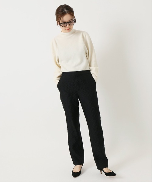 IENA（イエナ）の「ムリネ畦パフプルオーバー◆（ニット/セーター・レディース・ホワイト/ネイビー/キャメル・FREE）」の4枚目の写真