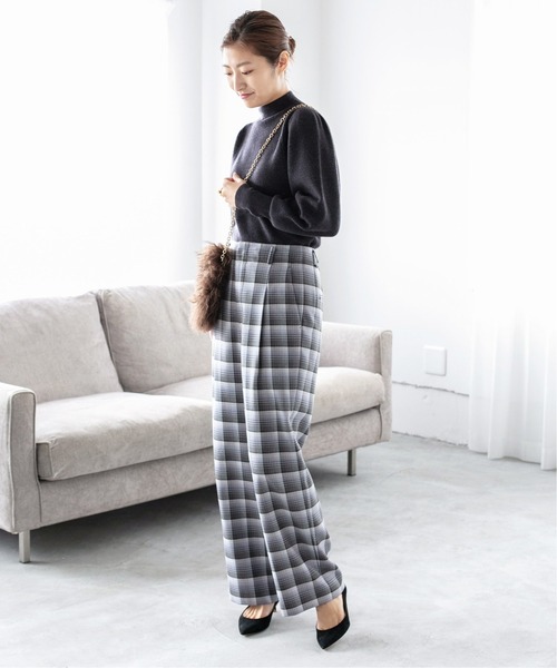 IENA（イエナ）の「ムリネ畦パフプルオーバー◆（ニット/セーター・レディース・ホワイト/ネイビー/キャメル・FREE）」の6枚目の写真