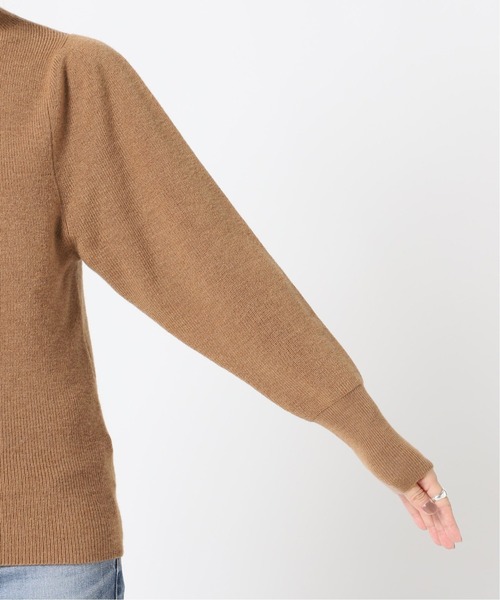 IENA（イエナ）の「ムリネ畦パフプルオーバー◆（ニット/セーター・レディース・ホワイト/ネイビー/キャメル・FREE）」の13枚目の写真